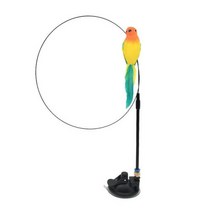 고양이장난감 인터랙티브 고양이 장난감 재미있는 시뮬레이션 새 깃털 벨 스, Parrot-Sucker