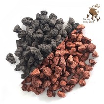 화산사 레드 블랙 10kg 자연석 화분 조경 어항 정원, 3호 10~20mm, 1개