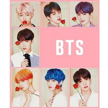 보석십자수 BTS 방탄소년단 DIY 큐빅페인팅 보석십자수 1 2 3 4 5 6 버전, 버전1_지민