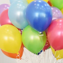 (주)파티해 천장장식 펄풍선(헬륨효과)세트-알록달록