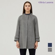 [올리비아로렌] 변형 밴드넥 A라인 코트VOCEAUWA131