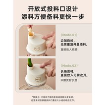 마늘다지기 곰돌이양념기 무선핸드 전동 다진마늘채칼 슬라이스 요리기 고기갈이기, 화이트