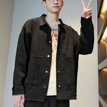 빈티지 남성 셔츠 자켓 밑단헤짐 코디 패션 데일리룩