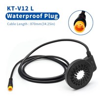 전기자전거부품 전기 자전거 PAS 센서 KT BZ48 V12L/R D12 자석 페달 보조 액세서리 컨트롤러, 02 V12L WP, 한개옵션1