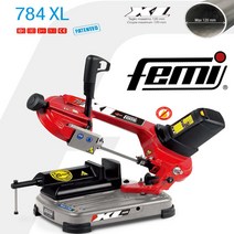 페미 ABS NG120 휴대용 밴드쏘 자중하강 밴드 쇼 톱 기계 120mm BANDSAW, 1개
