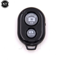 셔터릴리즈 카메라 리모컨 릴리즈 미니 무선 블루투스 호환 원격 제어 셔터 릴리스 버튼 IOS 안드로이드 전, 01 WHITE