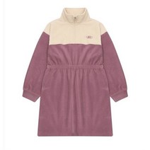 [에꼴리에] NC10 반목 집업 플리스 원피스 20D1852