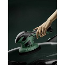 무선 광택 자동차 오토바이 세차 코팅 충전식 소형, 12V 리튬 배터리 녹색고급구성(무선및유선)