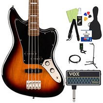 [펜더재규어베이스] Squier by Fender Classic Vibe Jaguar Bass 3-Color Sunburst 베이스 초보자 12점 세트 [amPlug 첨부] 재규어 베이스 스쿠와이어