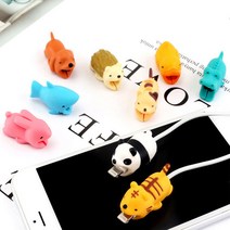 마카판다 미니애니멀스 케이블단선방지 단선보호 보호캡 바이트 케이블 프로텍터, 1개, 말레이언