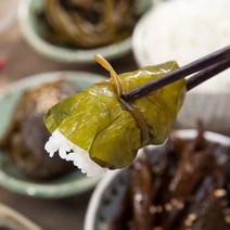 강원도 명이나물 장아찌 300g 유기농 산마늘 장아찌 찰현미밥과 먹으면 밥도둑, 명이나물 장아찌+찰현미500g