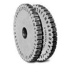 타각기 활자판 영문 숫자 각인기 명판 2 3 4 5 6 mm, 일반 문자 4mm 문자 높이