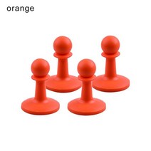 텐트 폴대 연결 야외 캠핑 기둥 천막 막대 지지 바 번개 방지 천둥 캡 보호 4 개/세트, [01] orange