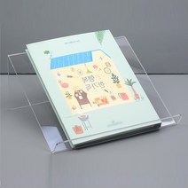 서점 북스탠드 도서관 아크릴 책 진열대 상품진열대 신상진열대, 1개