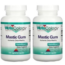 뉴트리콜로지 매스틱 검 120 베지캡슐 메스틱 Nutricology mastic gum, 120정, 2개