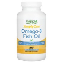 슈퍼뉴트리션 오메가3 피쉬오일 1000 mg, 240개