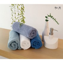 송월 항균프리미엄무지40 (170g/30수 코마사) 4장, 라이트그린, 4개