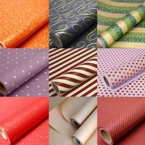 종이롤 종이 포장지 선물 고급 포장지, T03_노이즈-초코