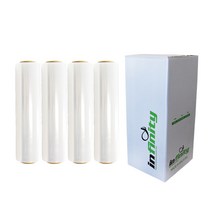 다모아MRO 스트레치필름 공업용 포장용 고기능랩(10mic 4롤), 1box