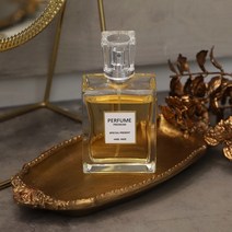 새로핸즈 클램프 타입 유리 향수공병 사각 실버캡 50ml, 단품