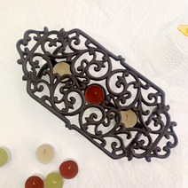 지안홈데코 캔들 티라이트 티포트 주물 워머 3구