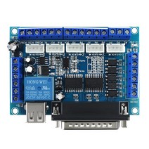 스테퍼 모터 드라이버 MACH3 인터페이스 보드 병렬 포트 제어용 USB 케이블 5 축 CNC 브레이크 아웃