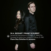 [CD] Piano Duo Scholtes & Janssens 모차르트: 2대의 피아노를 위한 소나타 / 슈베르트: 환상곡 (Mozart: Sonata Fo...