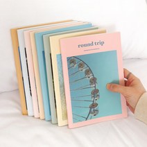 [Indigo] 마음사진 A5 중철노트 (라인), 옵션:6.at this moment, 6 at this moment