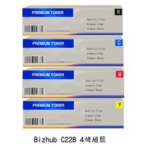 DODAMOA DODAM 호환토너 교체용 코니카미놀타 Bizhub C228(TN-216BK/C/M/Y) 4색1세트, 1개, 4색세트