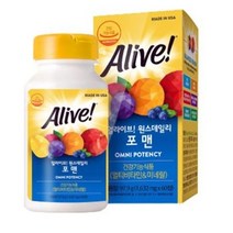 얼라이브 원스 데일리 포맨 멀티 비타민, 5개