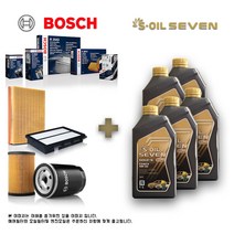 LF 쏘나타 뉴라이즈 2.0 터보가솔린 17-19년식 보쉬필터+세븐골드 합성유 세트, 기본