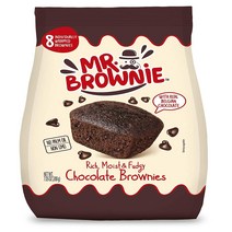 7.05 Ounce (Pack of 1) Chocolate Brownies Mr. Brownie Chocolate Brownies | 8 Individually Wrapped, 상세참조, 1