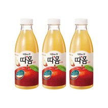 빙그레 따옴 오렌지 사과 자몽 복숭아 천혜향 애플망고 730ml 3개, 따옴 사과 730ml, 3개