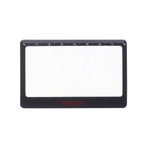 돋보기노안안경 블루라이트 차단안경 노안경 1pcs 8.5x5.5cm 3 X 돋보기 확대 프레 넬 렌즈 포켓 신용 카드, 02 Black