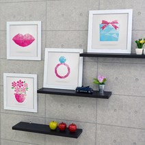 아트박스/꾸밈 cy410-크리스탈 아이콘03_선물_인테리어액자, 화이트