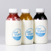 [릴요거트/아이간식 다이어트 요거트] 마시는 그릭요거트 블루베리 딸기 유자 500ml 3종세트 / 냉장보관15일