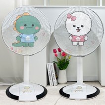 설렘하우스 동물친구들 선풍기 안전망 보호망 덮개 커버 그물망, 03_판다몽