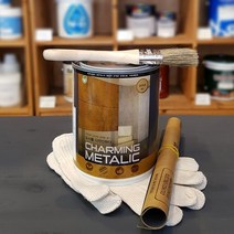 삼화페인트 챠밍 메탈릭 페인트 0.9L (사은품증정), 골드, 900ml