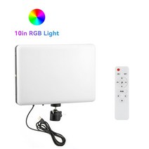 rgb led 채우기 램프 비디오 조명 패널 bi-color3000k-6500k 사진 조명 라이브 스트림 사진 스튜디오 조명 스탠드 usb 플러그, 빛만