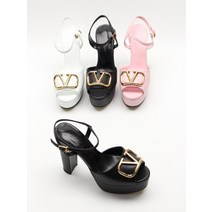 여성 스트랩 킬힐 샌들 108831