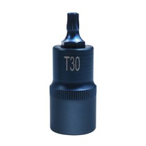 Torx 드라이버 비트 비트 스퀘어 헤드 스테인리스 스틸 스크루 드라이버 보안 Torx 드라이버 드리버 비트 T30 T40 T45 T50 T55 T60 T70, 1개