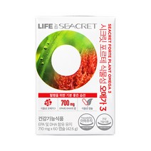 시크릿 혈행건강 포르테 식물성오메가3(710mgX60캡슐), 단품, 단품