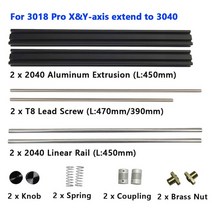 전동 트리머 루터 3018 Pro 확장 키트 업그레이드 ~ 3040 CNC 조각 밀링 머신과 호환됩니다., 01 For 3018 pro