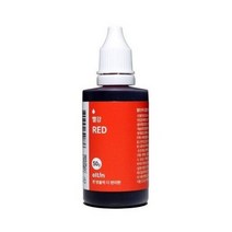 엘틴 진한 푸드칼라 빨강, 50g, 4개