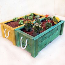 방부목화분 대형화분 카페 테라스 화단 옥상 텃밭 마당, 블랙, 1개