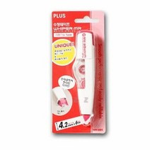 플러스 펜형 수정 테이프 화이트 지우개 필기구 문구, 타입:리필2P, 단품