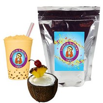 Pina Colada Boba / Bubble Tea Drink mix Powder By Buddha Bubbles Boba 1 Kilo (2.2 Pounds) | (1000 Gr