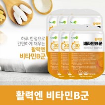 업무 학업 과로 스트레스 불규칙한 생활 에너지 체력 무기력감 무력감 힘들때 지칠때 회복 관리 에 좋은 먹는 생활 활력 수용성 비타민 B군, 6BOX(6개월분)