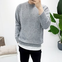 프롬엘 남자 두툼한 캐시미어 오버핏 니트(9COLOR)