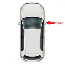 프론트 바 헤드램프 실란트 스트립 BMW 호환 7 시리즈 F01 F02 2009-, [02] R